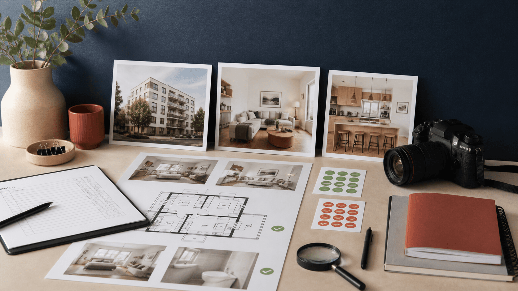 Rental portfolio manager reviewing property operations and priorities