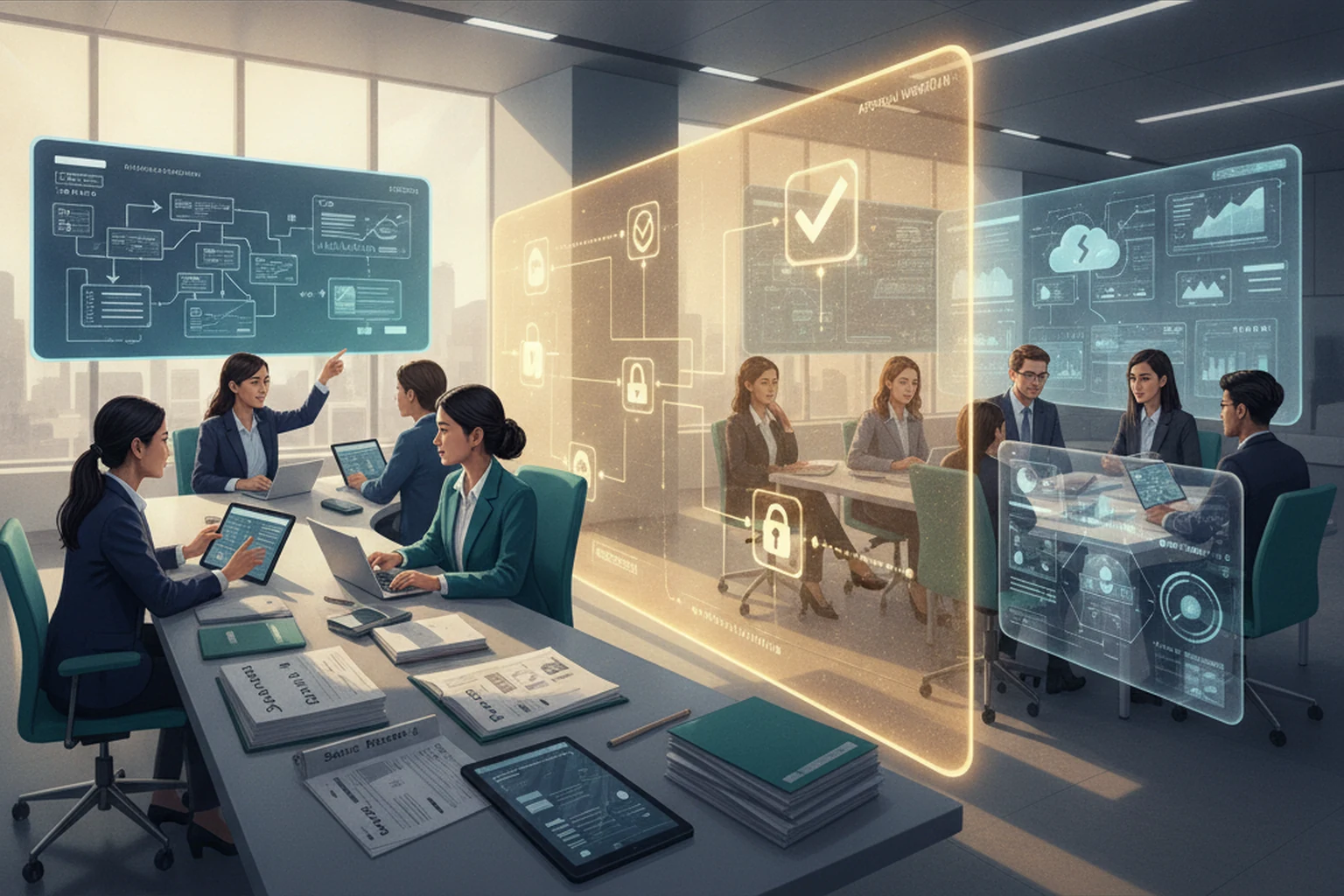 Rental Portfolio Operations: Change Control Record editorial illustration