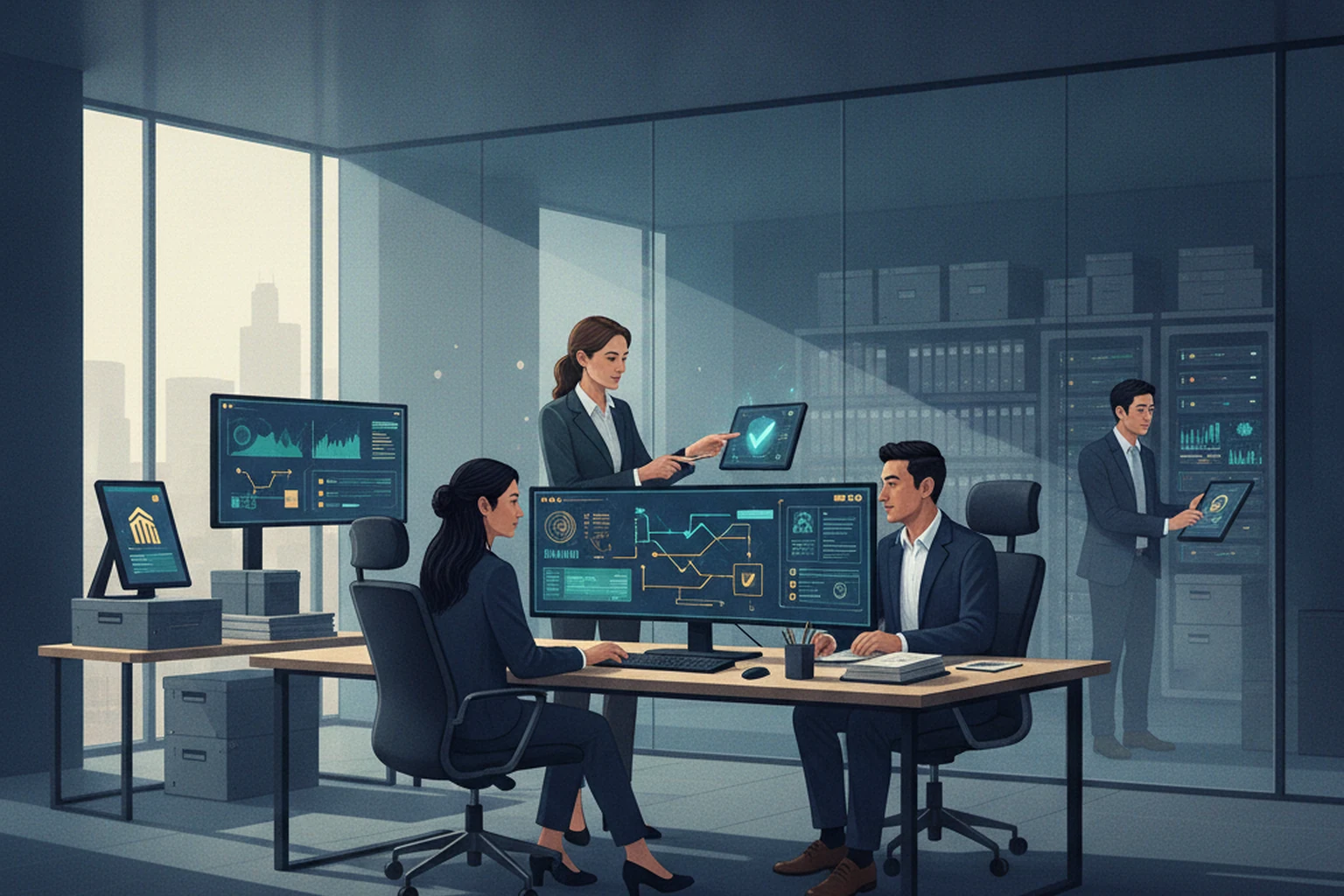 Research Brief: Rental Portfolio Operations Handoff Reliability editorial illustration