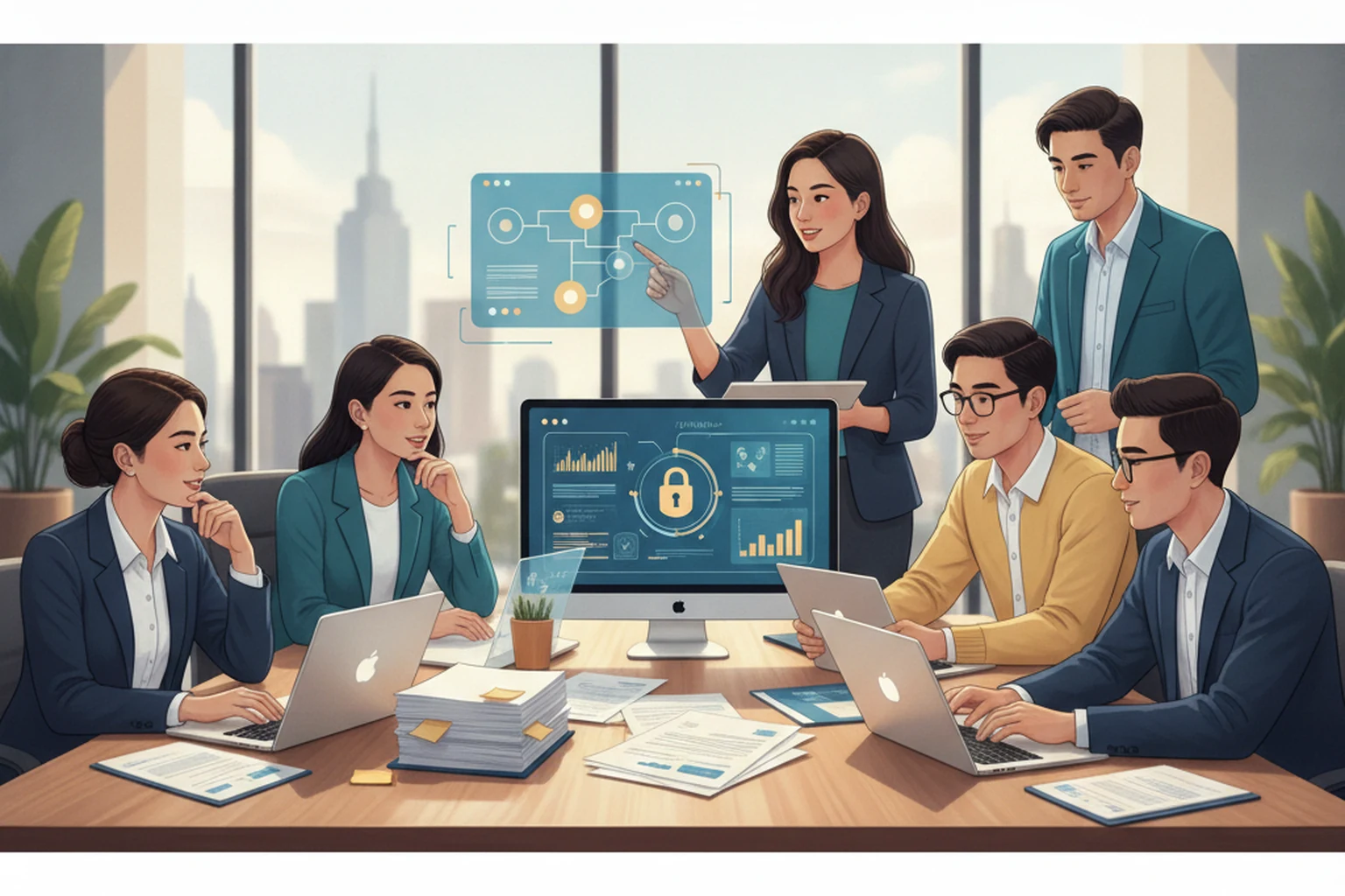 Rental Portfolio Operations: Quality Review Cadence editorial illustration