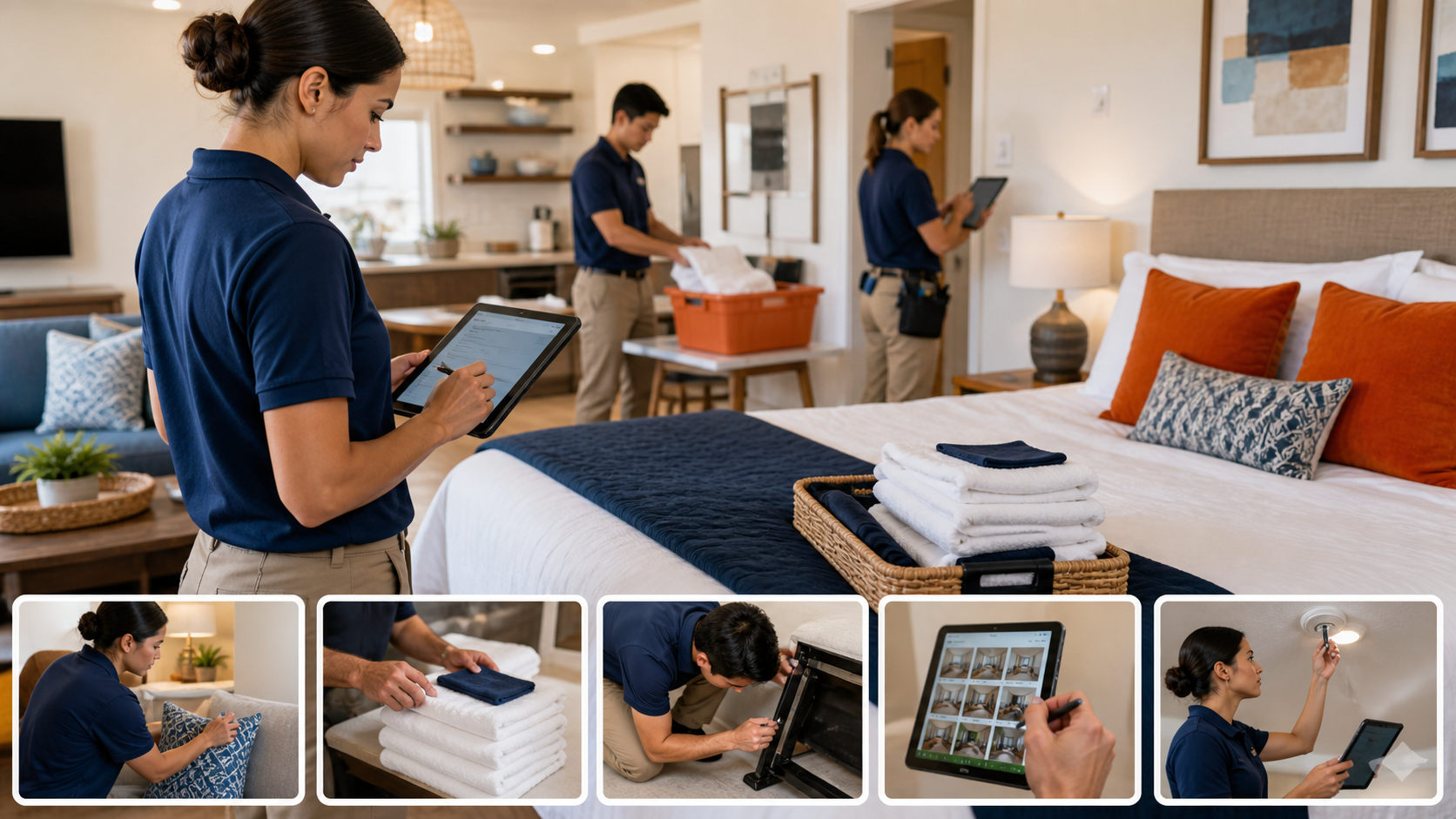 Editorial illustration of short-term rental turnover evidence